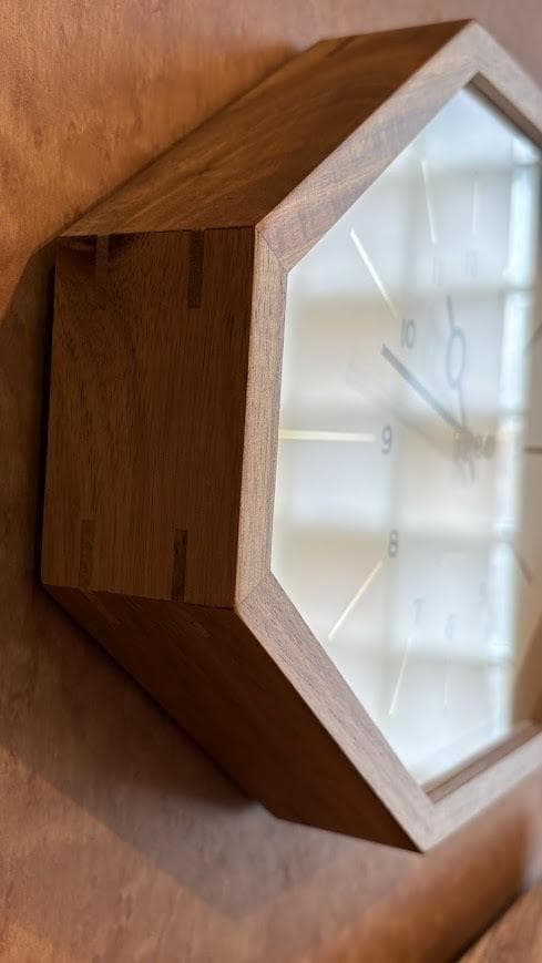 インターフォルム　ウォールクロック 　電波 ベルモンテ ホワイト　電波時計