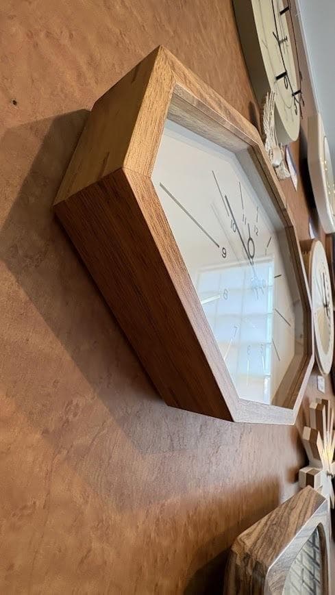 インターフォルム　ウォールクロック 　電波 ベルモンテ ホワイト　電波時計