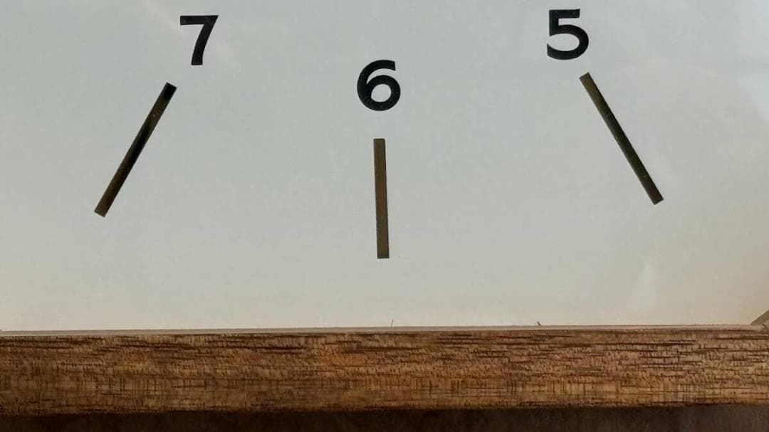 インターフォルム　ウォールクロック 　電波 ベルモンテ ホワイト　電波時計