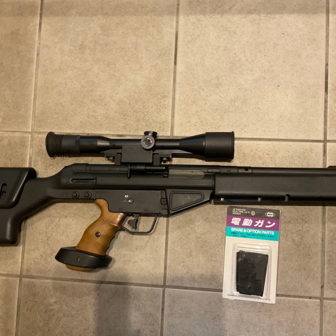 86m/s東京マルイ純正電動ガンスナイパーライフルPSG-1良品メンテ済み