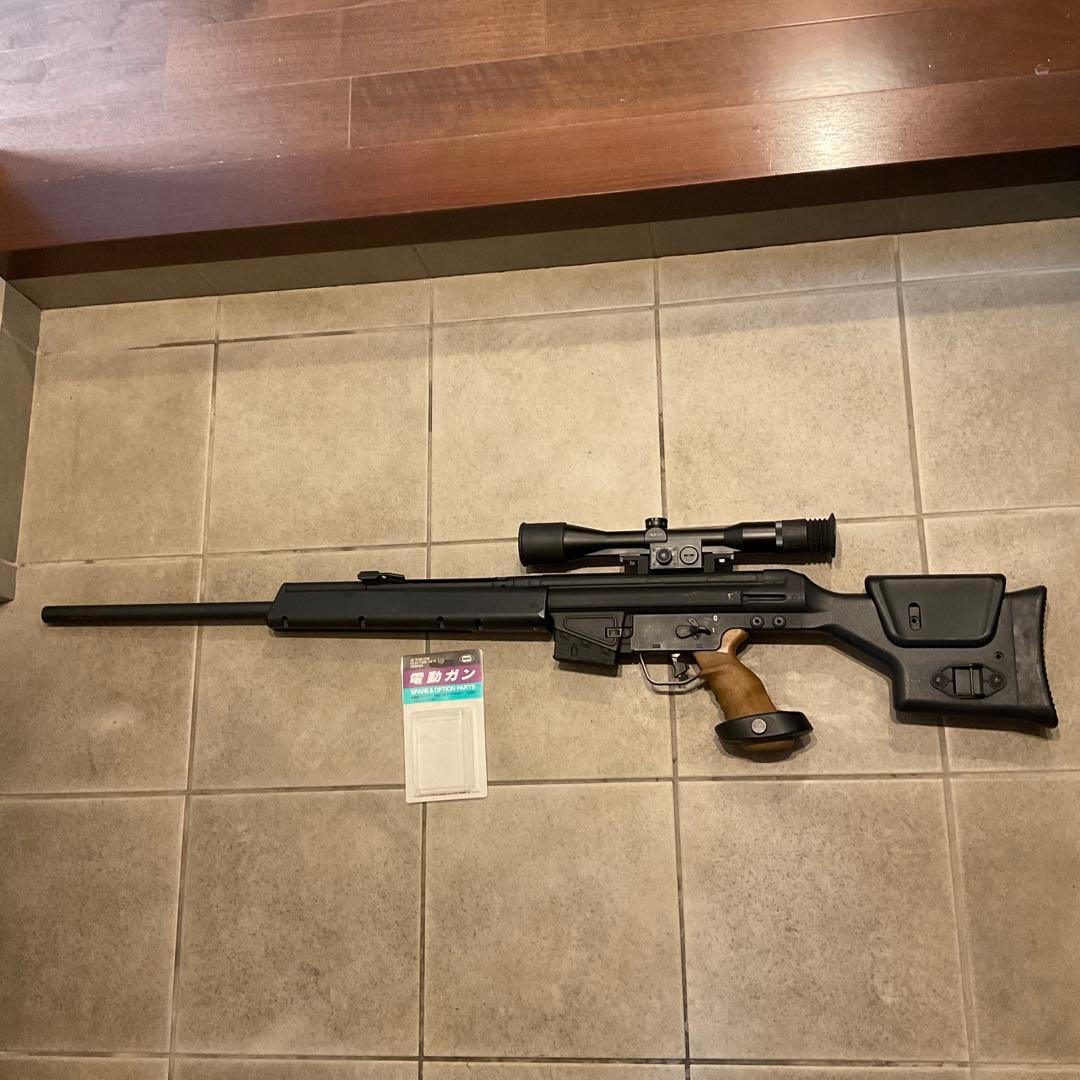 86m/s東京マルイ純正電動ガンスナイパーライフルPSG-1良品メンテ済み