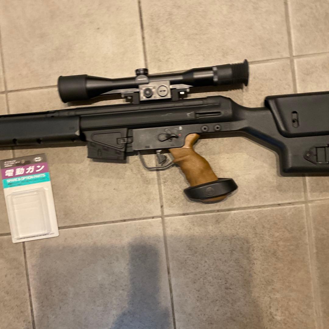 86m/s東京マルイ純正電動ガンスナイパーライフルPSG-1良品メンテ済み