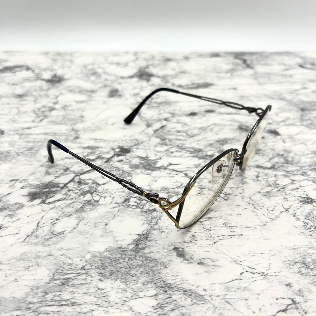 美品　BURBERRY　メガネ　ゴールドフレーム　472　眼鏡　バーバリー