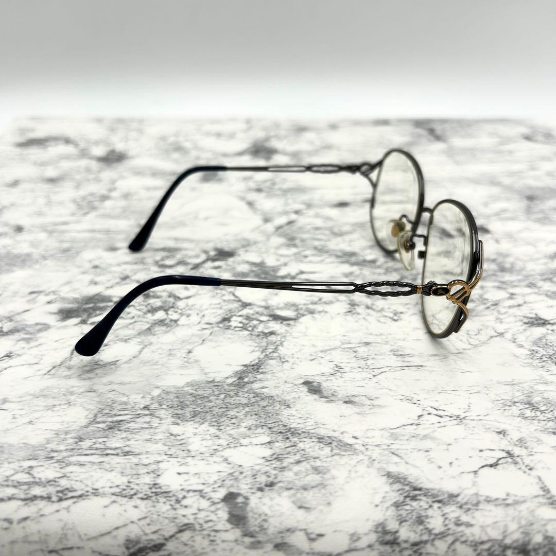 美品　BURBERRY　メガネ　ゴールドフレーム　472　眼鏡　バーバリー