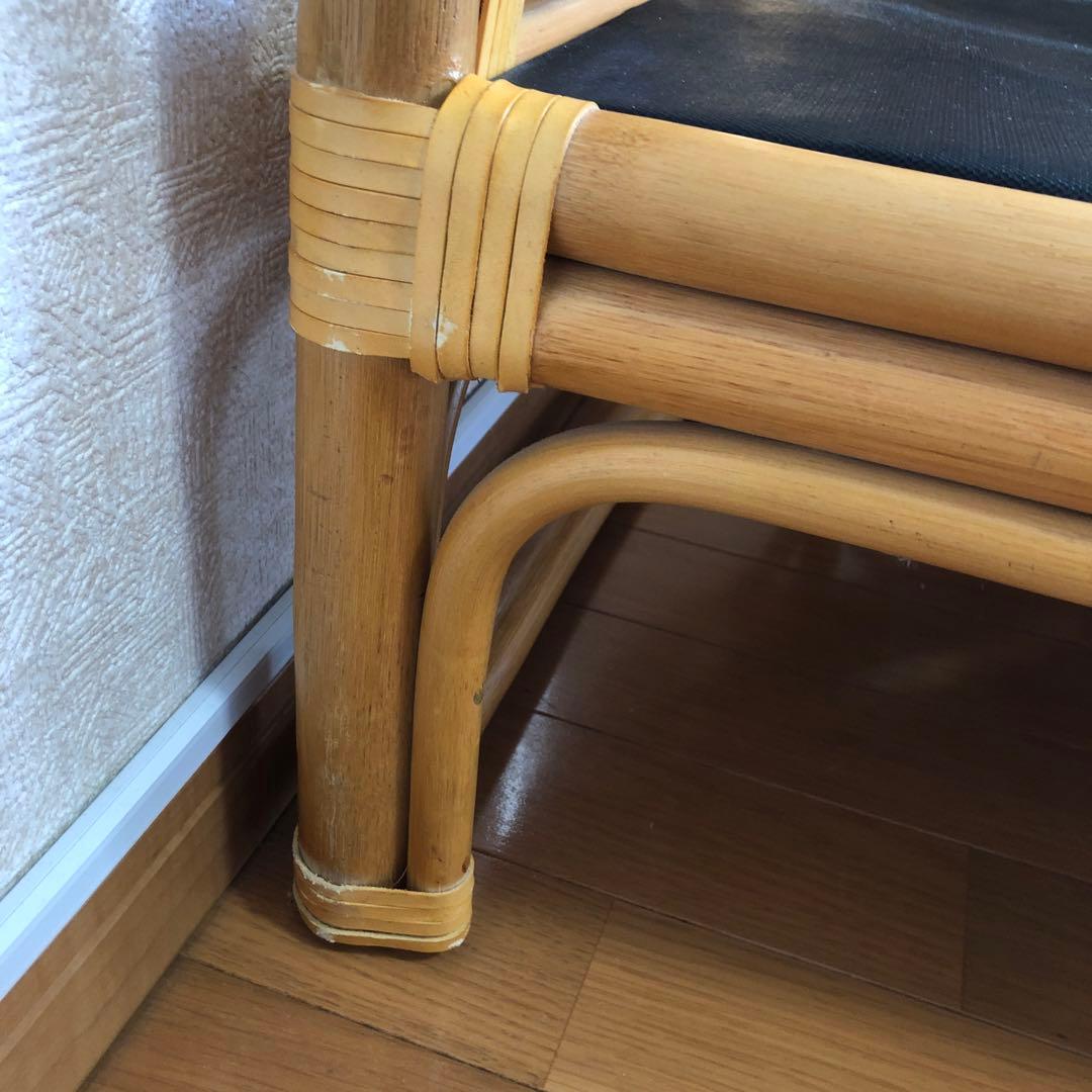 ★ジャーナルスタンダードファニチャー★竹フレームソファー★2〜3人掛け★手作り風