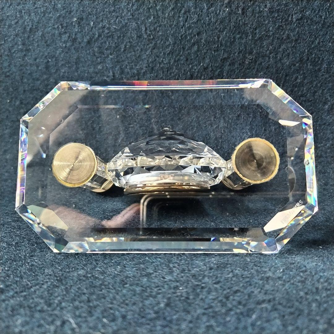 スワロフスキー Swarovski 1992年 クオーツ 置時計 廃盤品