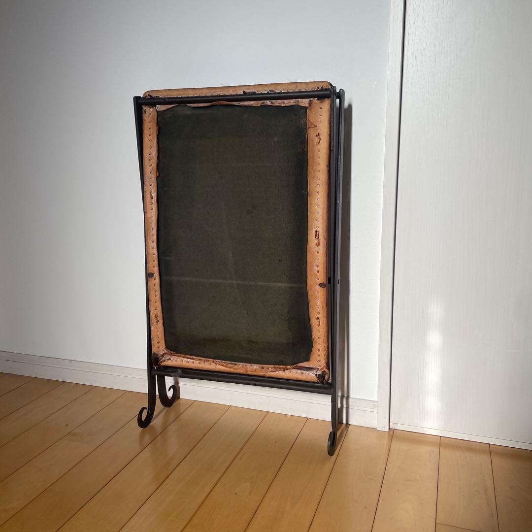 フォールディングチェアスツール アイアン 折り畳み椅子 アンティーク