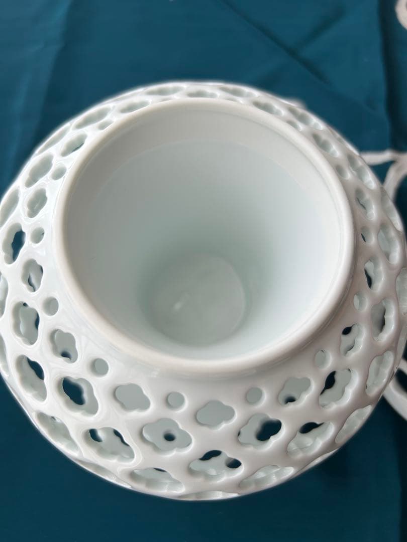 鍋島焼(伊万里焼) 青磁　香炉　虎仙 新品・未使用