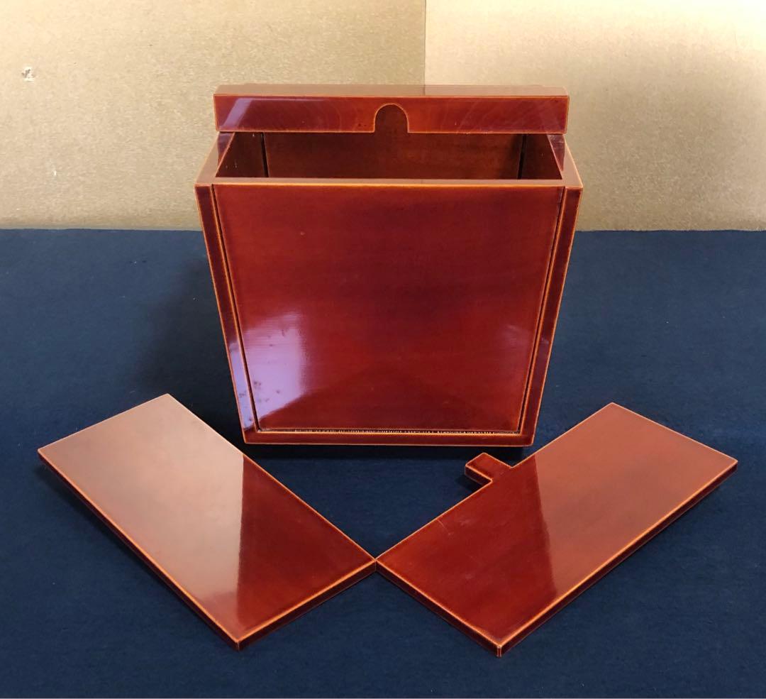 《R》茶道具 飛騨春慶塗 釣瓶水指 木製漆器　260116き4