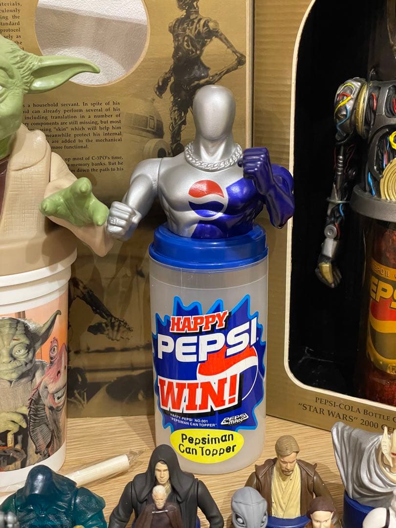 スターウォーズ ペプシ ボトルキャップ 88個 ボトルホルダー まとめ売り