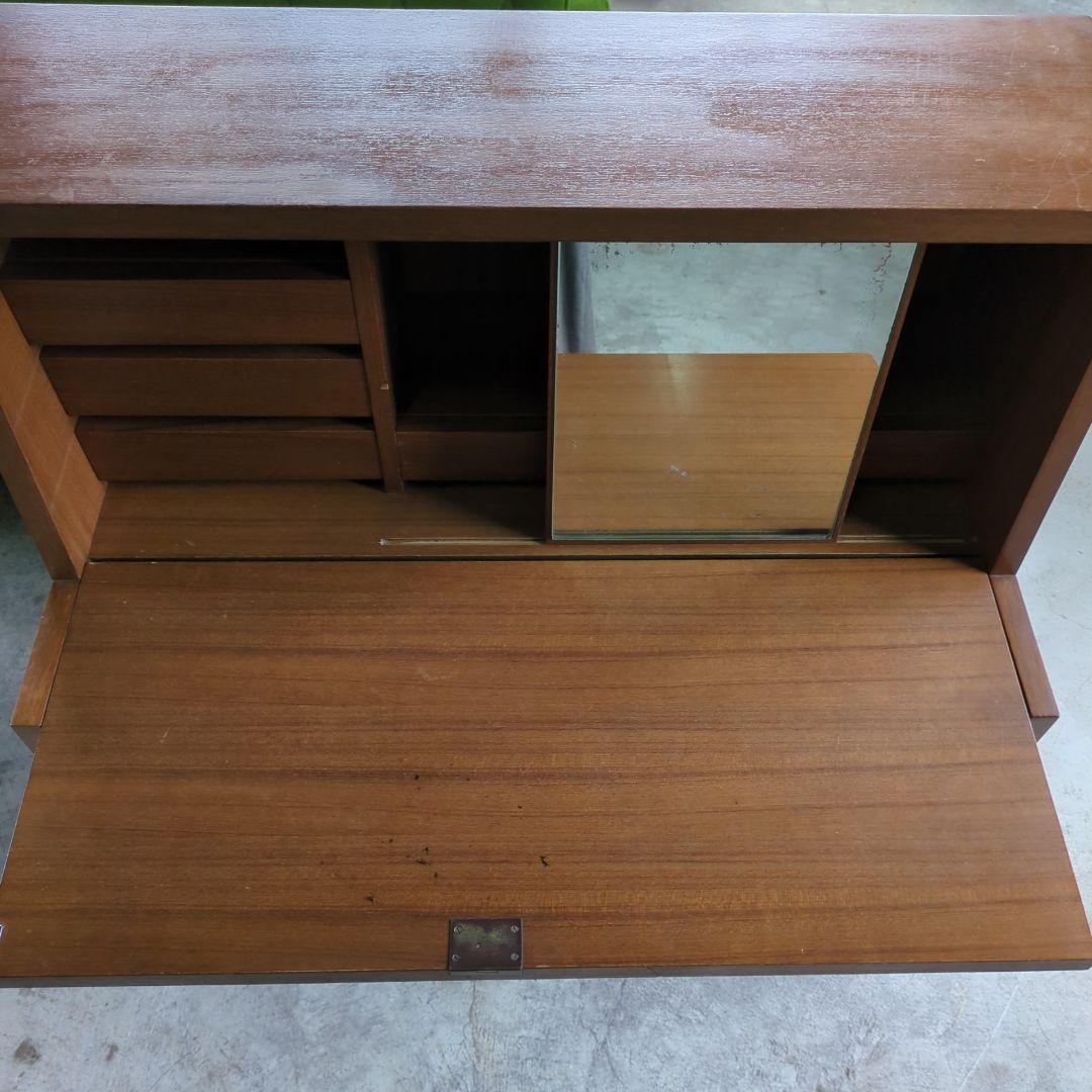 ヴィンテージ◆木製 チェスト ドレッサー　ライティング　デスク　北欧　昭和レトロ