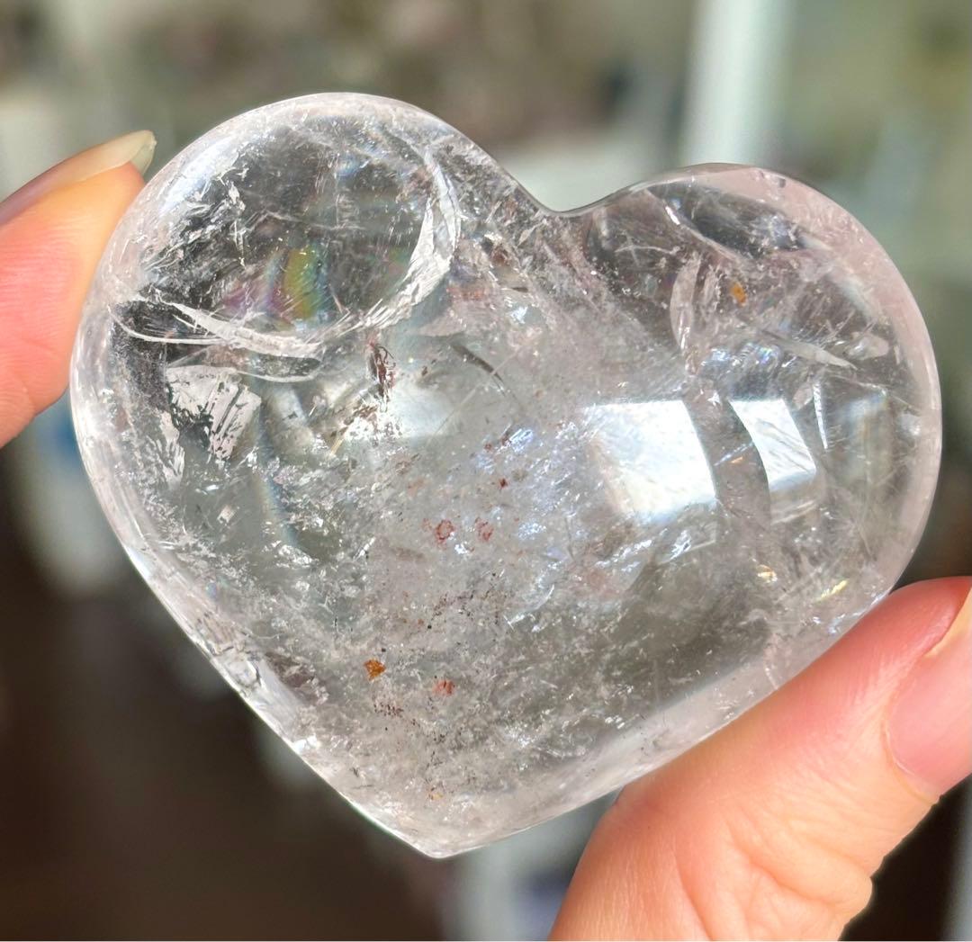 KAORI様　レア　高品質　ピンククォーツ　ピンクアゼツライト　ぷっくりハート