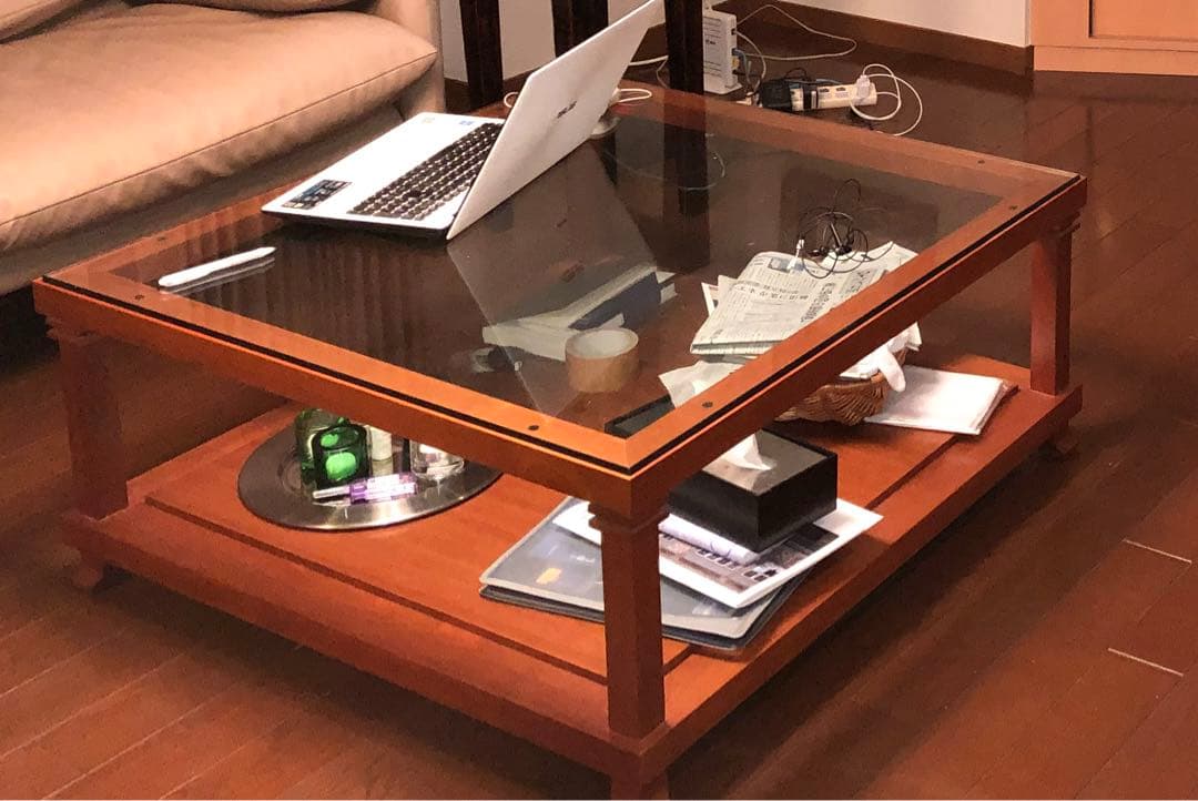 【希少】フランク・ロイド・ライト/ROBIE2スモールテーブル ガラストップ