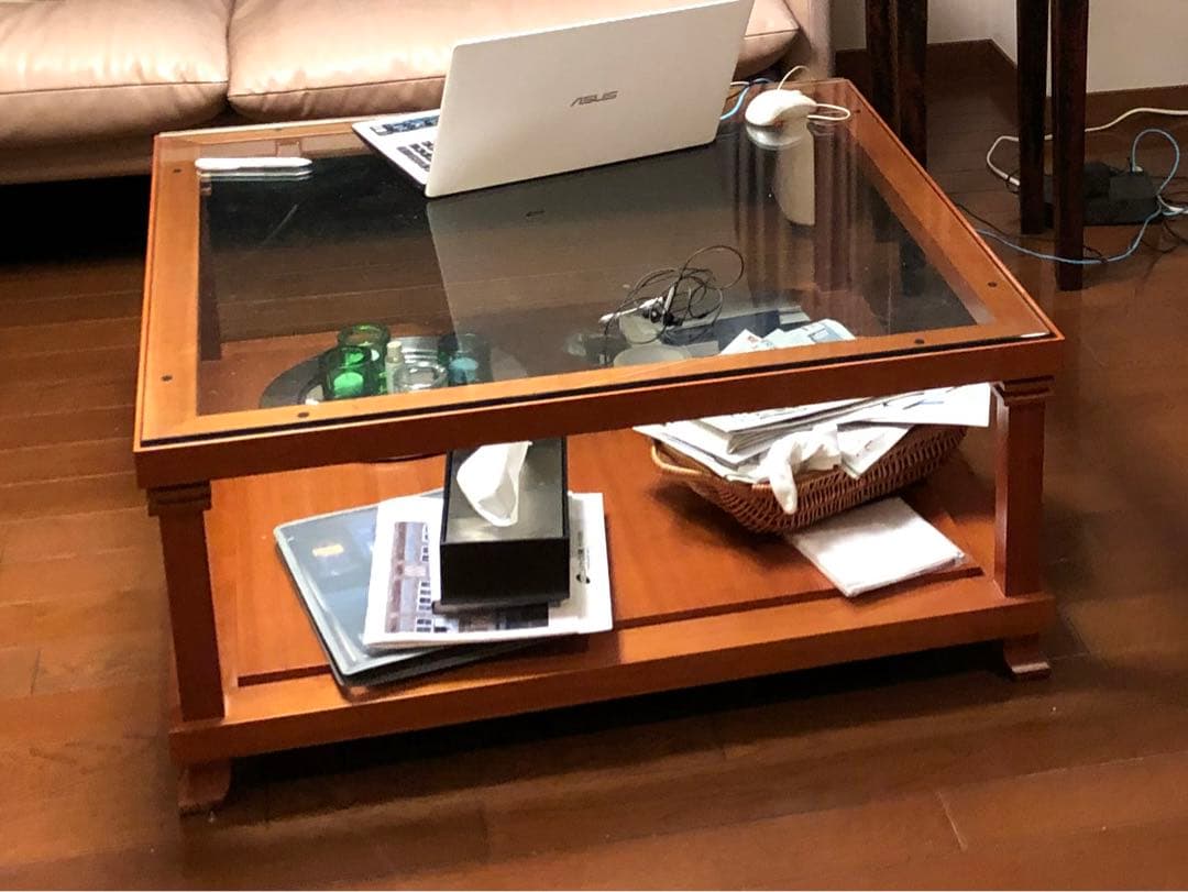 【希少】フランク・ロイド・ライト/ROBIE2スモールテーブル ガラストップ