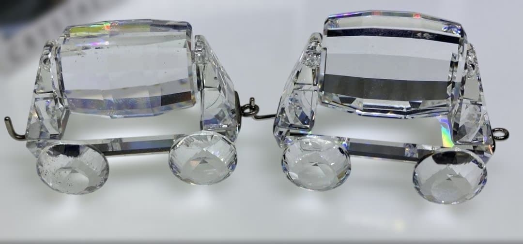 廃盤品　訳あり スワロフスキー　列車6両セット