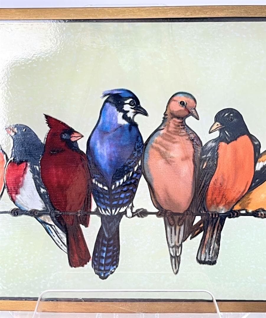 グラスマスターズ社 ステンドグラス CHORUSLINE 鳥