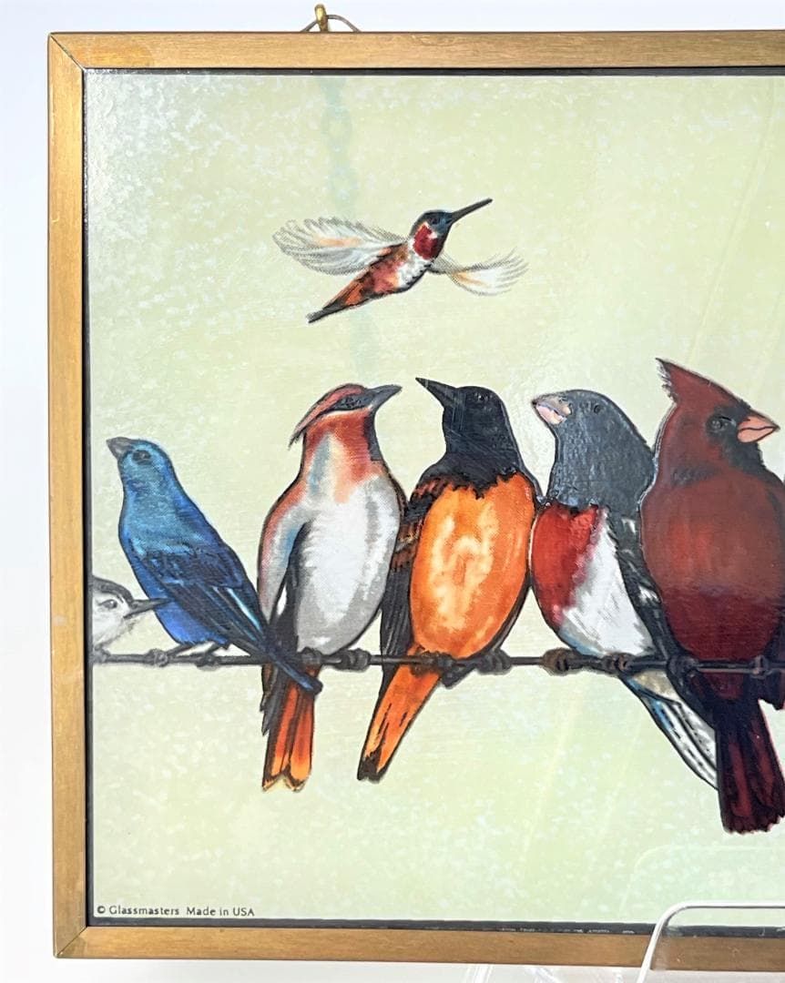 グラスマスターズ社 ステンドグラス CHORUSLINE 鳥