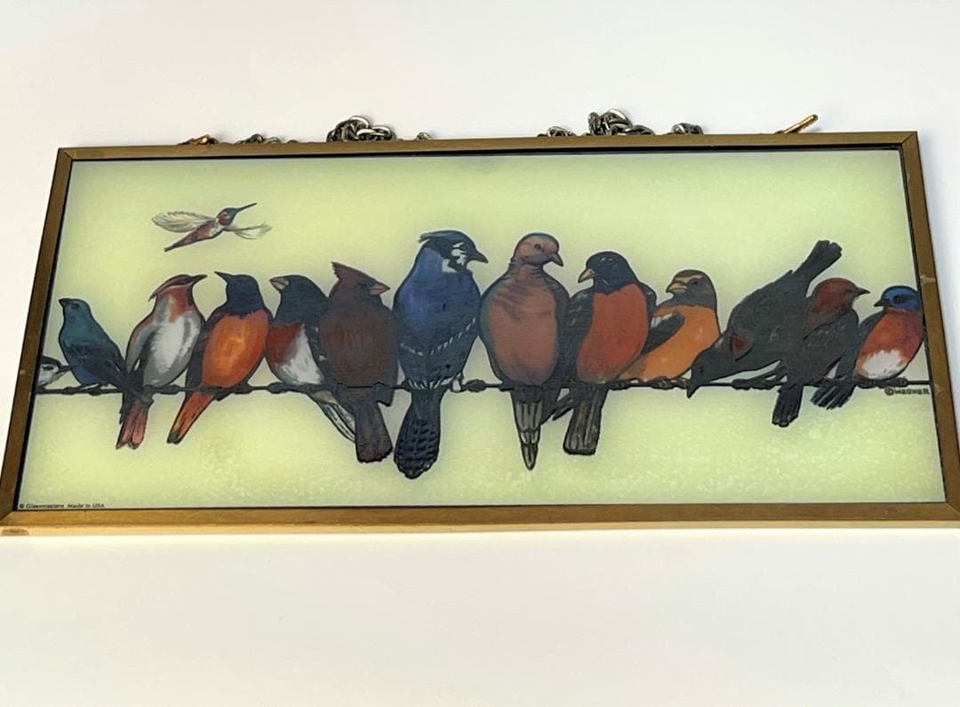 グラスマスターズ社 ステンドグラス CHORUSLINE 鳥