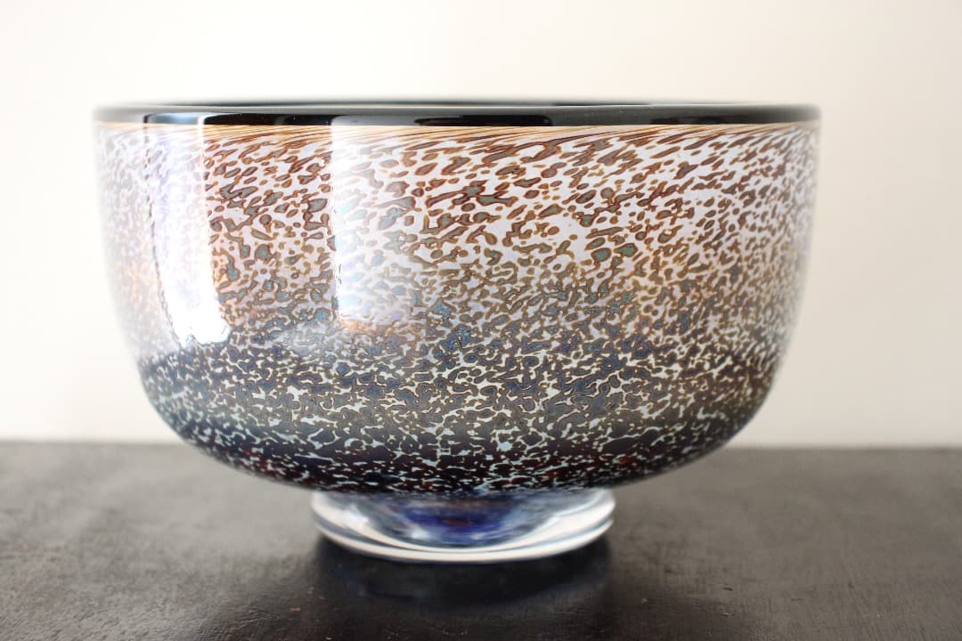 コスタボダ　ガラスボウル　METEOR流星　バーティル・ヴァリーン　アートガラス