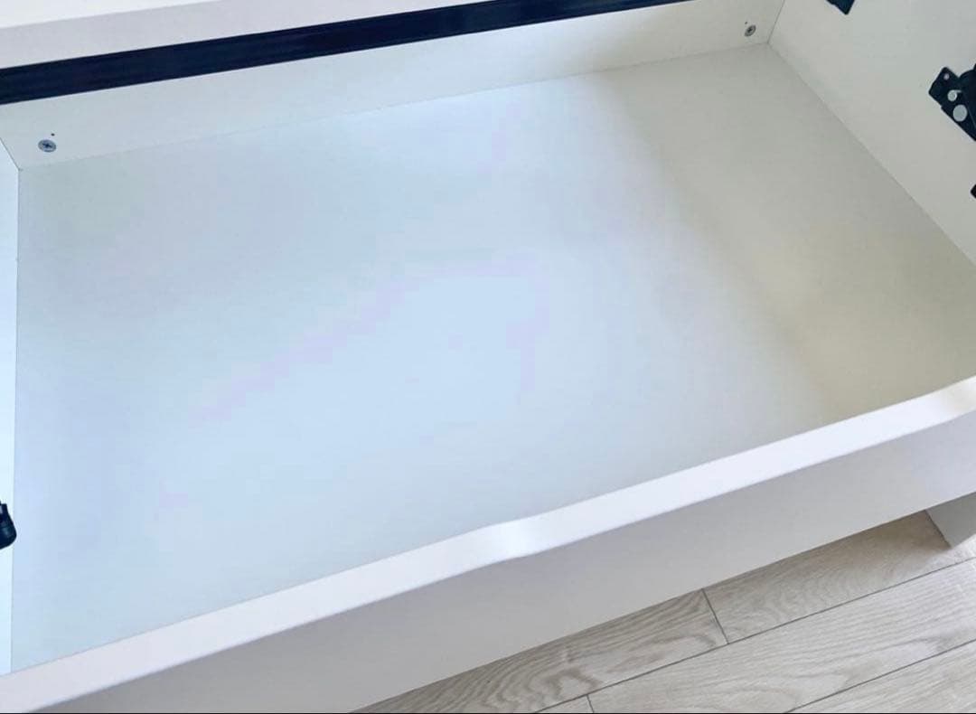 IKEA イケア エスタヴァル 調節可能ローテーブル ホワイト 90cm 完成品