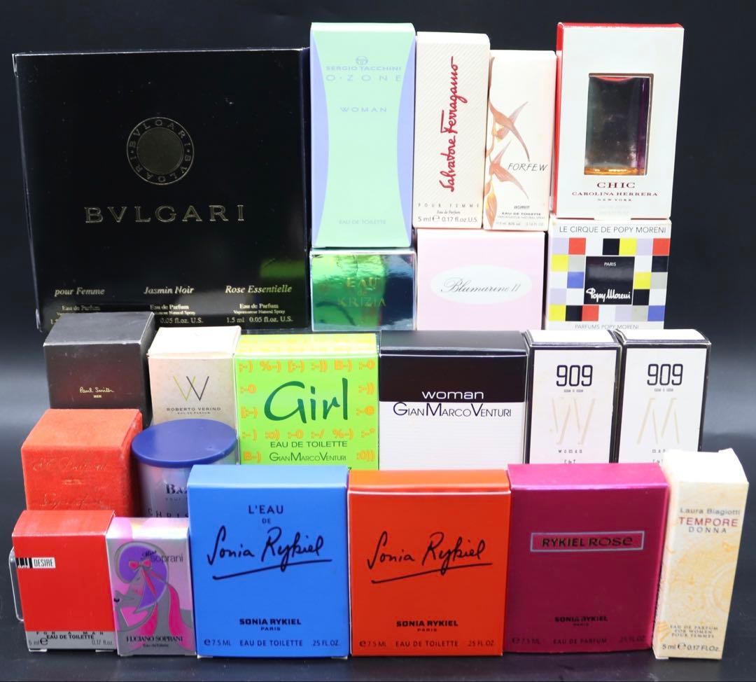 ミニ 香水 まとめ売り まとめ セット ブルガリ フェラガモ ランバン ダンヒル