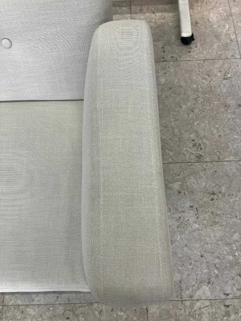 LOWYA 2人掛けソファ リクライニング アイボリー