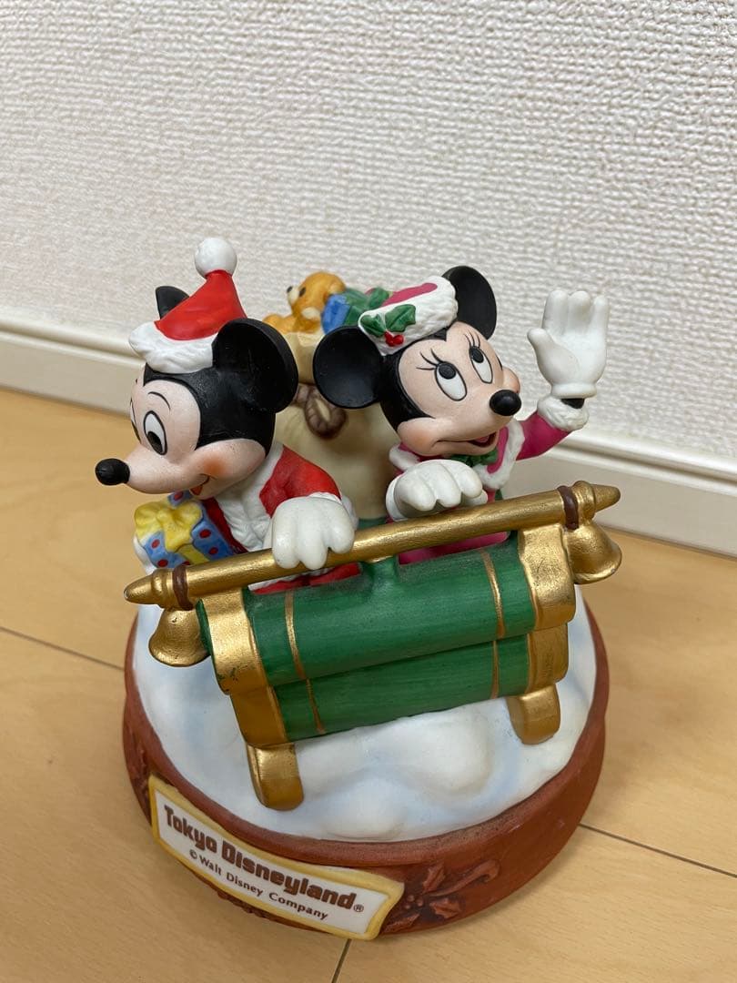 ディズニー ミッキー ミニー クリスマス　オルゴール　Disney