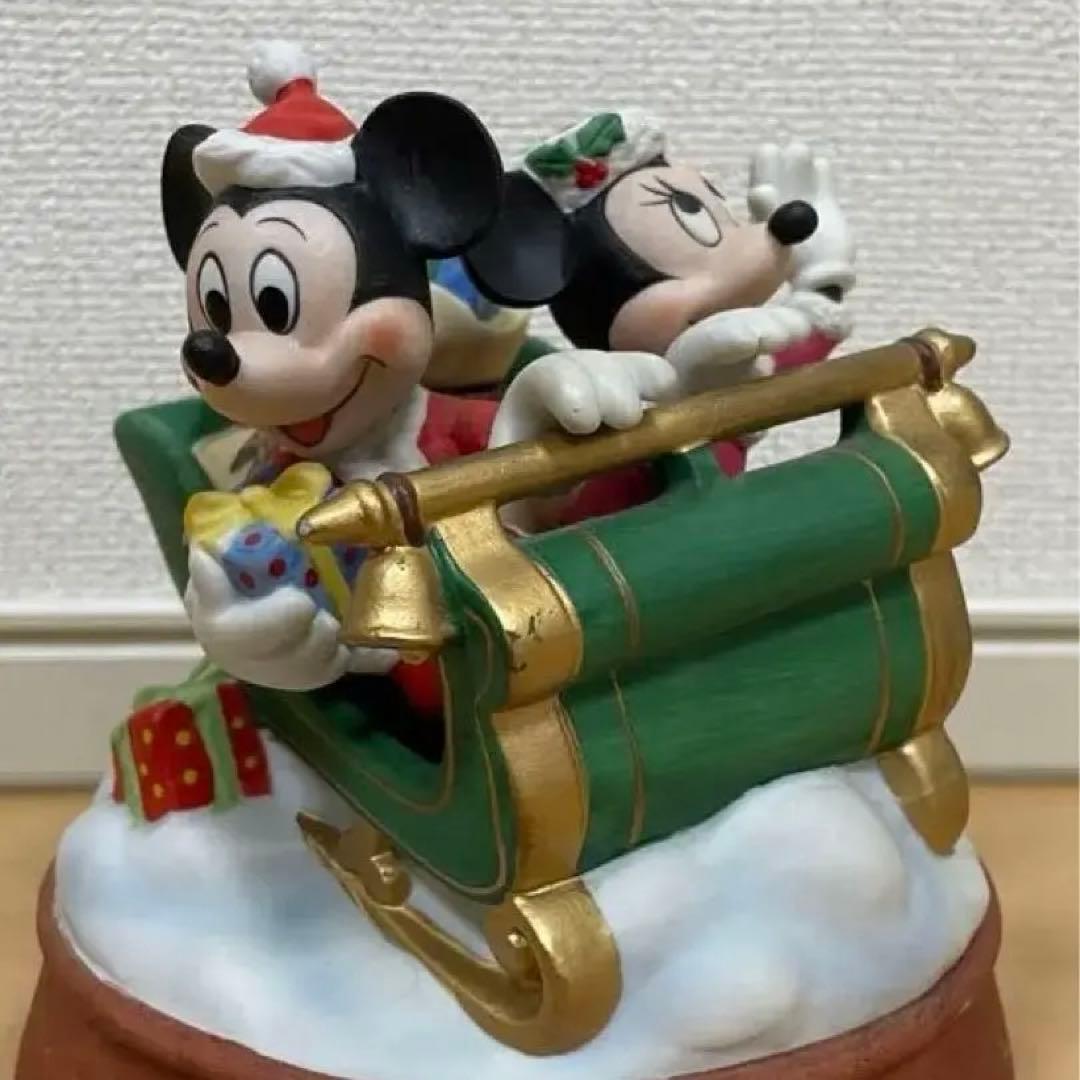 ディズニー ミッキー ミニー クリスマス　オルゴール　Disney