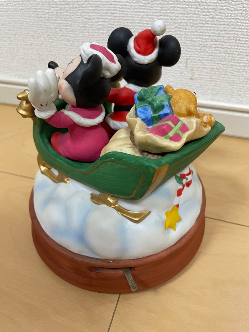 ディズニー ミッキー ミニー クリスマス　オルゴール　Disney