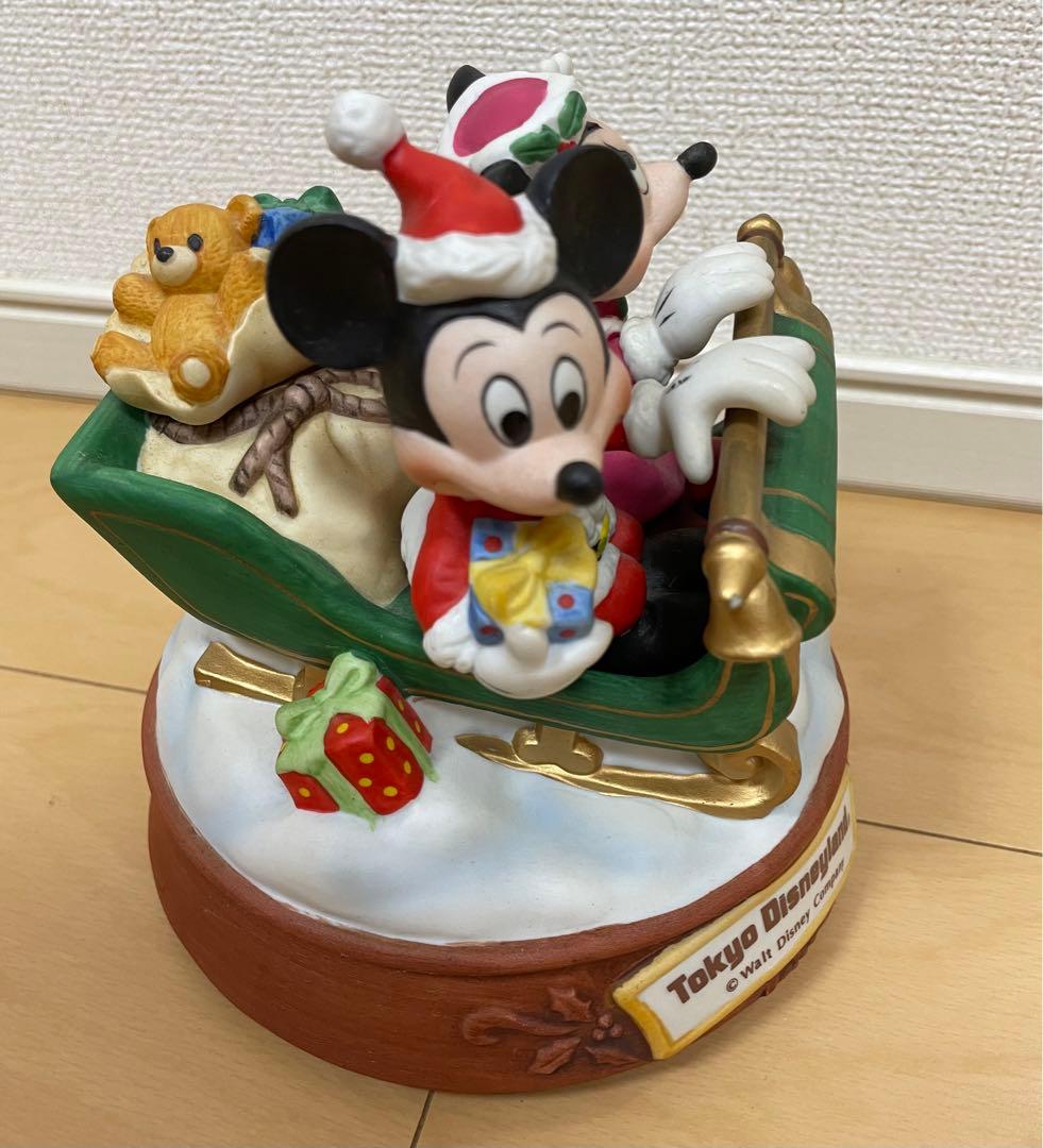 ディズニー ミッキー ミニー クリスマス　オルゴール　Disney