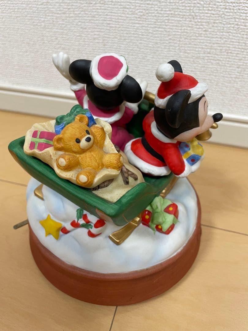 ディズニー ミッキー ミニー クリスマス　オルゴール　Disney