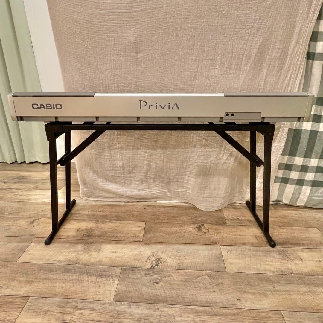 CASIO】電子ピアノPX-110 【Privia】折り畳み脚付き 動作確認済 - メルカリ