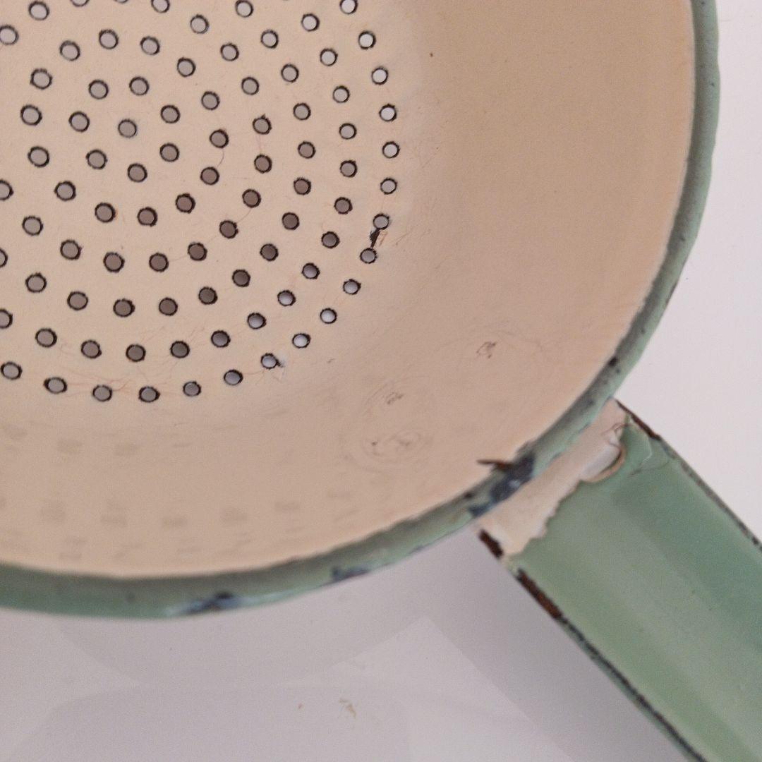 ホーロー　フィネル　コクムス　コランダー　チューリップ　フォンデュ鍋　3点セット