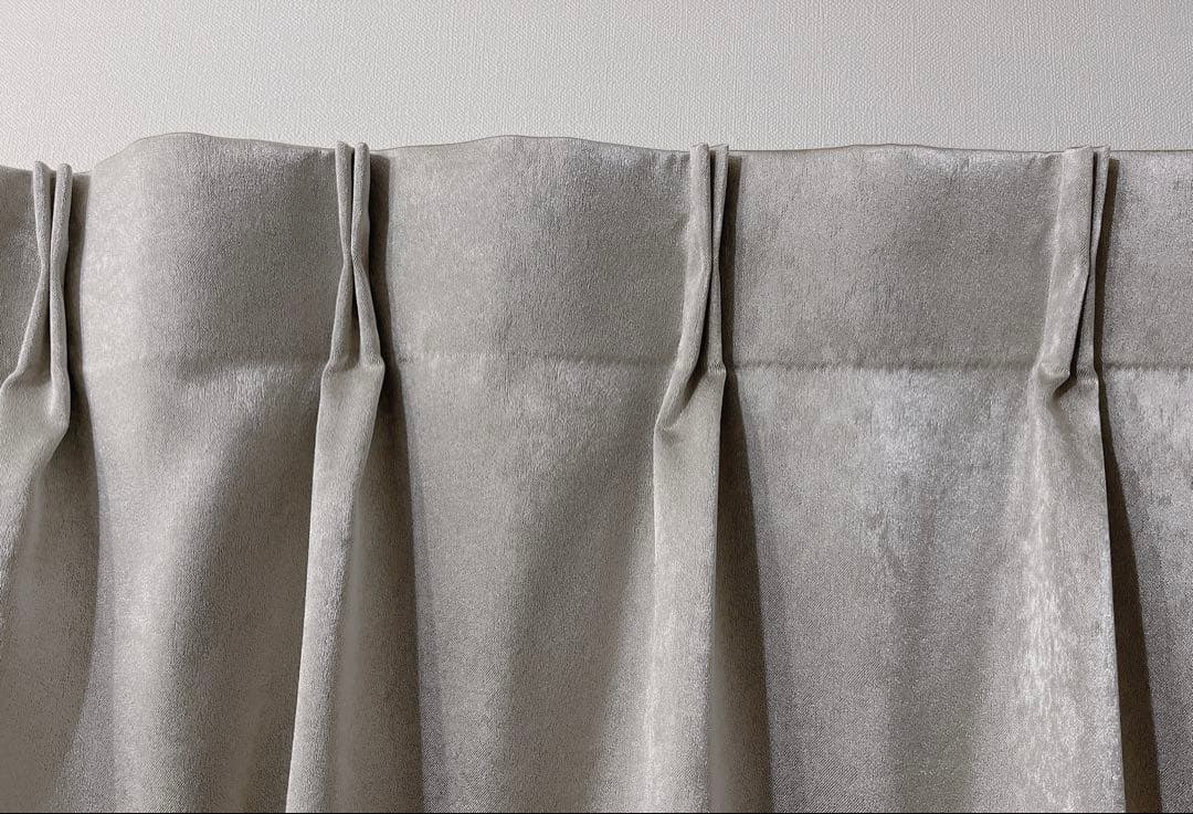 4枚セット(2面分) マナベインテリアハーツ オーダーカーテン 遮光1級