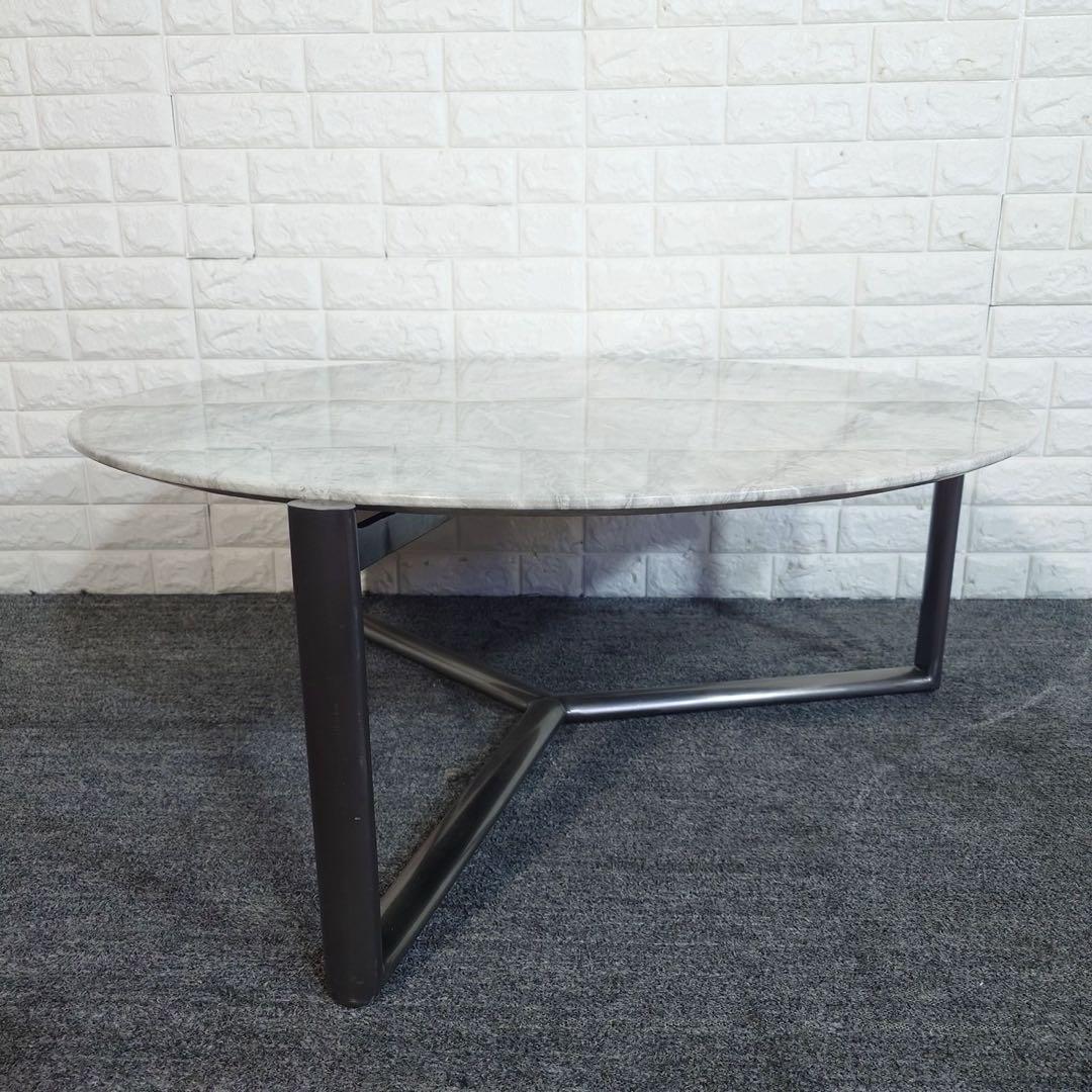 センターテーブル ローテーブル 大理石調 リビングテーブル 家具 J048