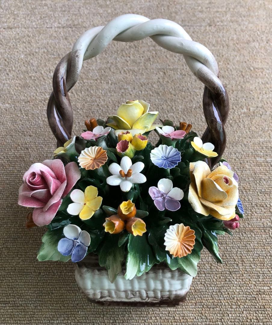 カポディモンテ 陶花　イタリア製