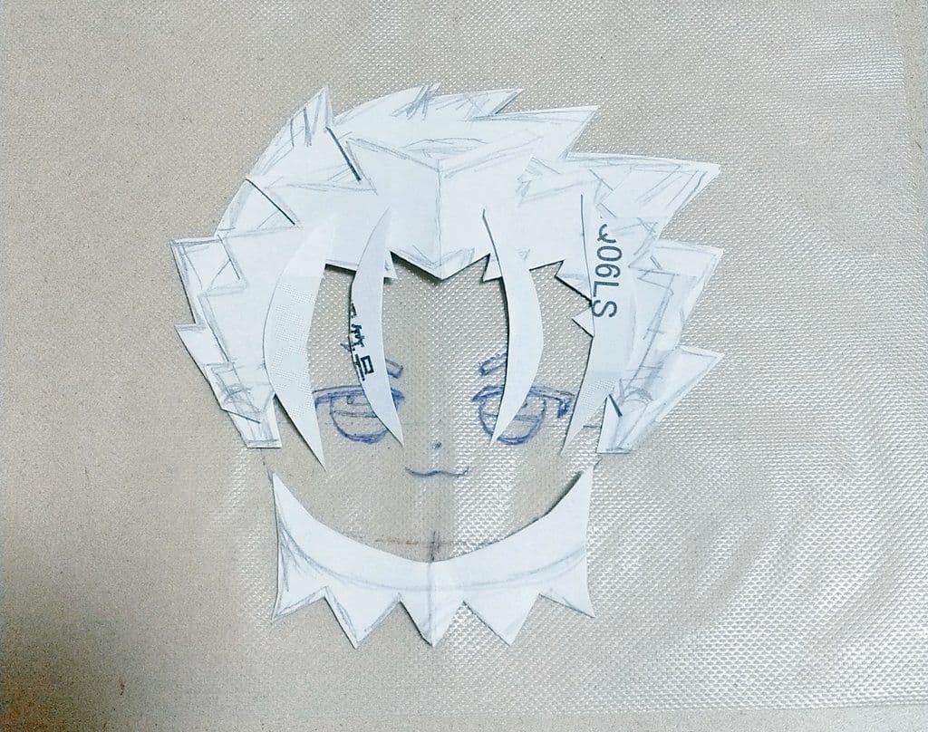 刺繍顔デザインぬいぐるみ