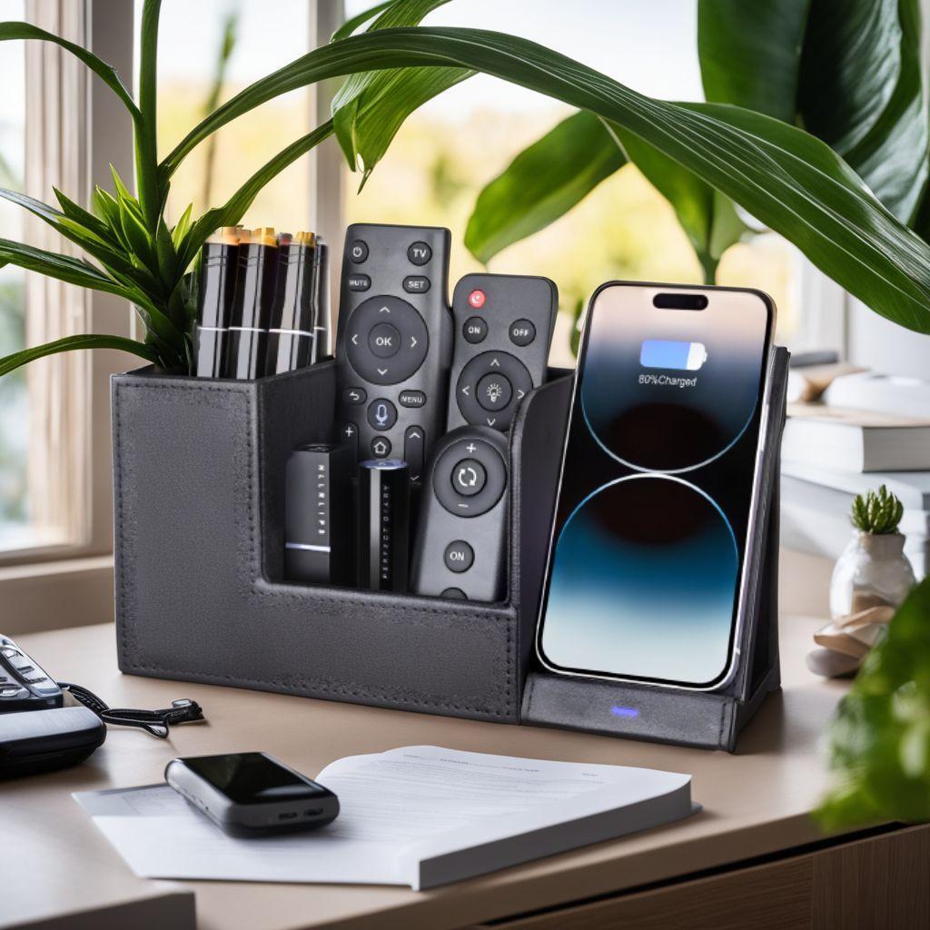 デスクオーガナイザー 多機能 卓上収納 充電機能付き