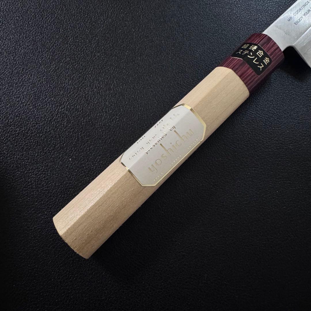 240mm ステンレス　霞 柳刃包丁　　クリ柄 和包丁　堺刃物