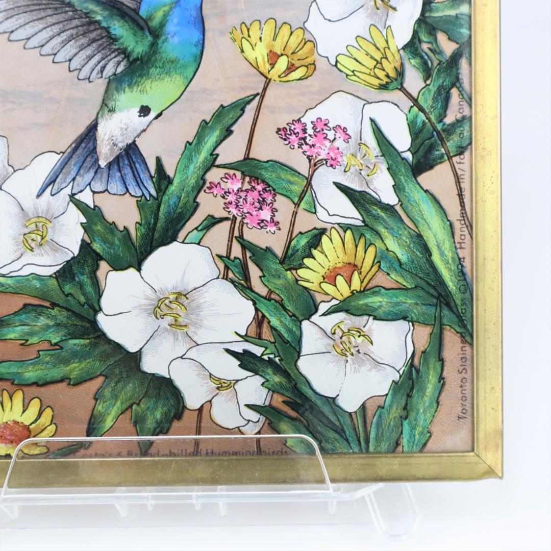 カナダ トロント社製 ステンドグラス サンキャッチャー ハチドリ