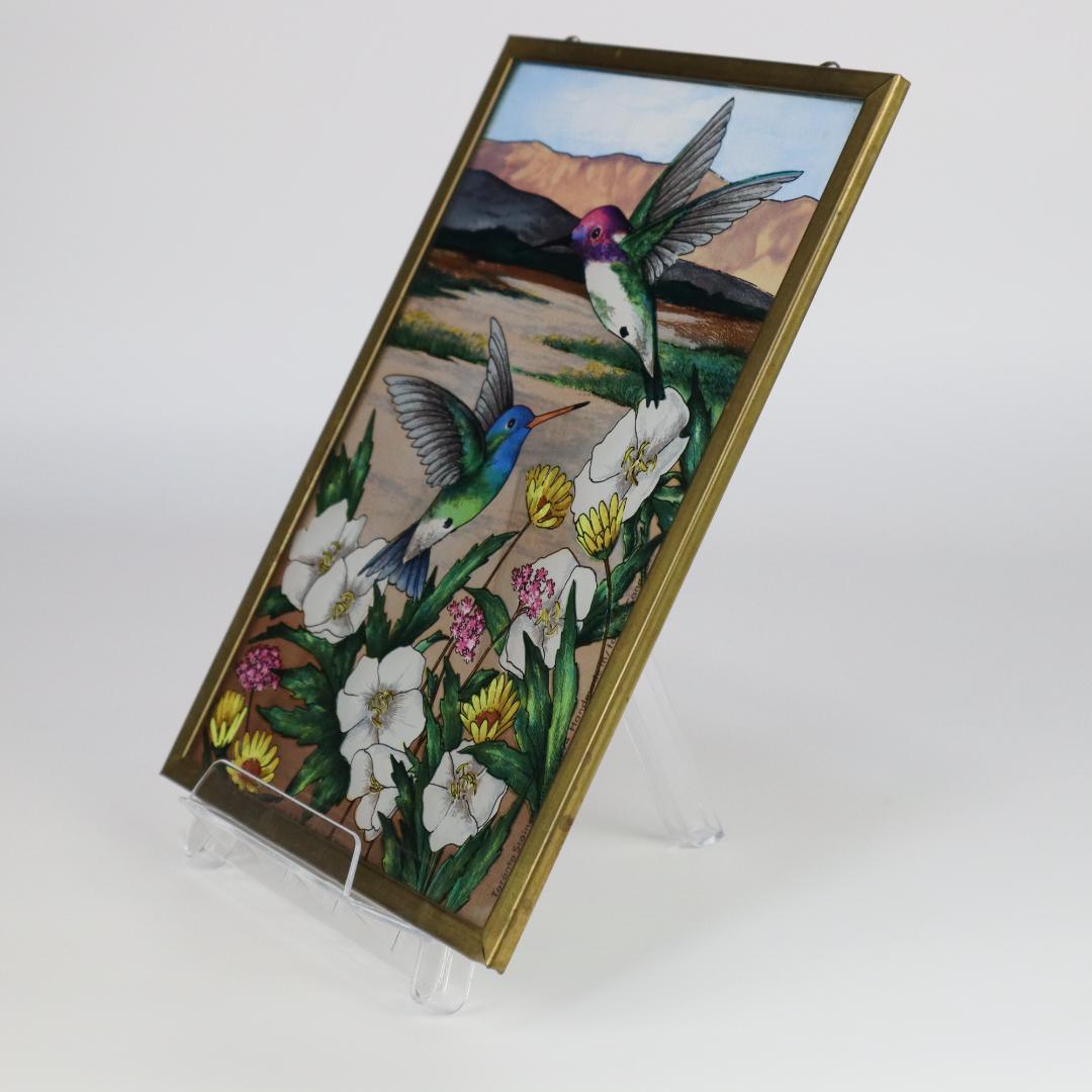 カナダ トロント社製 ステンドグラス サンキャッチャー ハチドリ