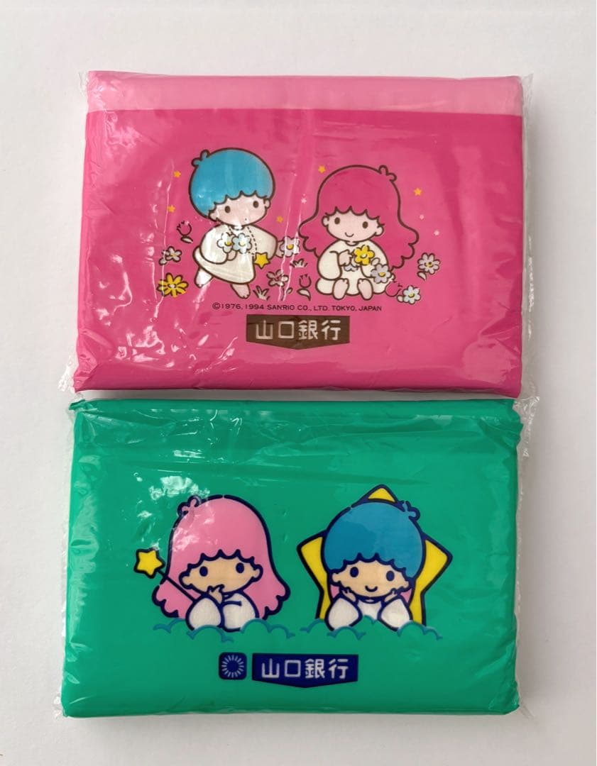 サンリオ リトルツインスターズ キキララ ティッシュ レトロ 山口銀行