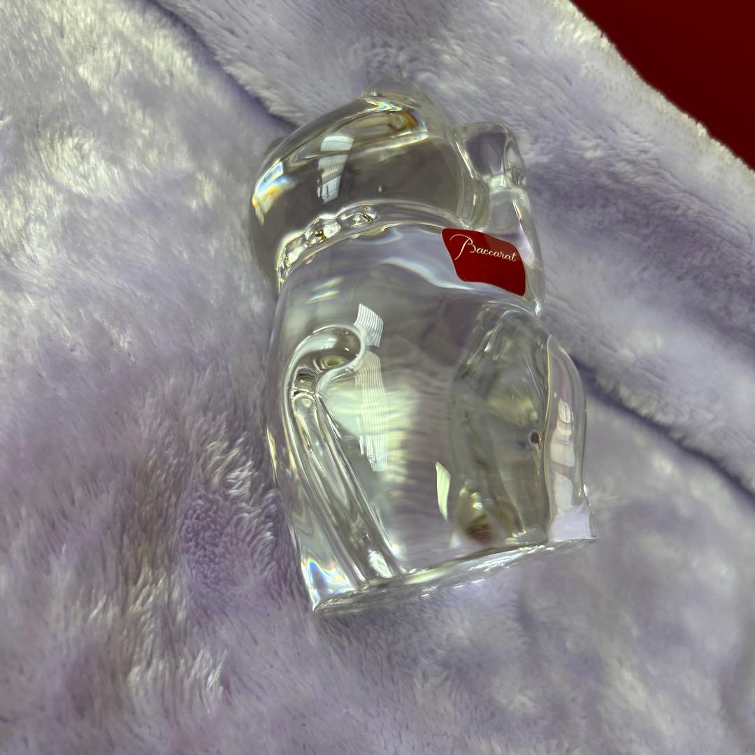 Baccarat バカラ　招き猫　クリア　ミッドナイト