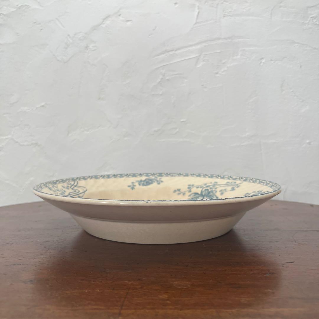 フランスアンティーク サルグミンヌ ROYAT 大深皿 - メルカリ