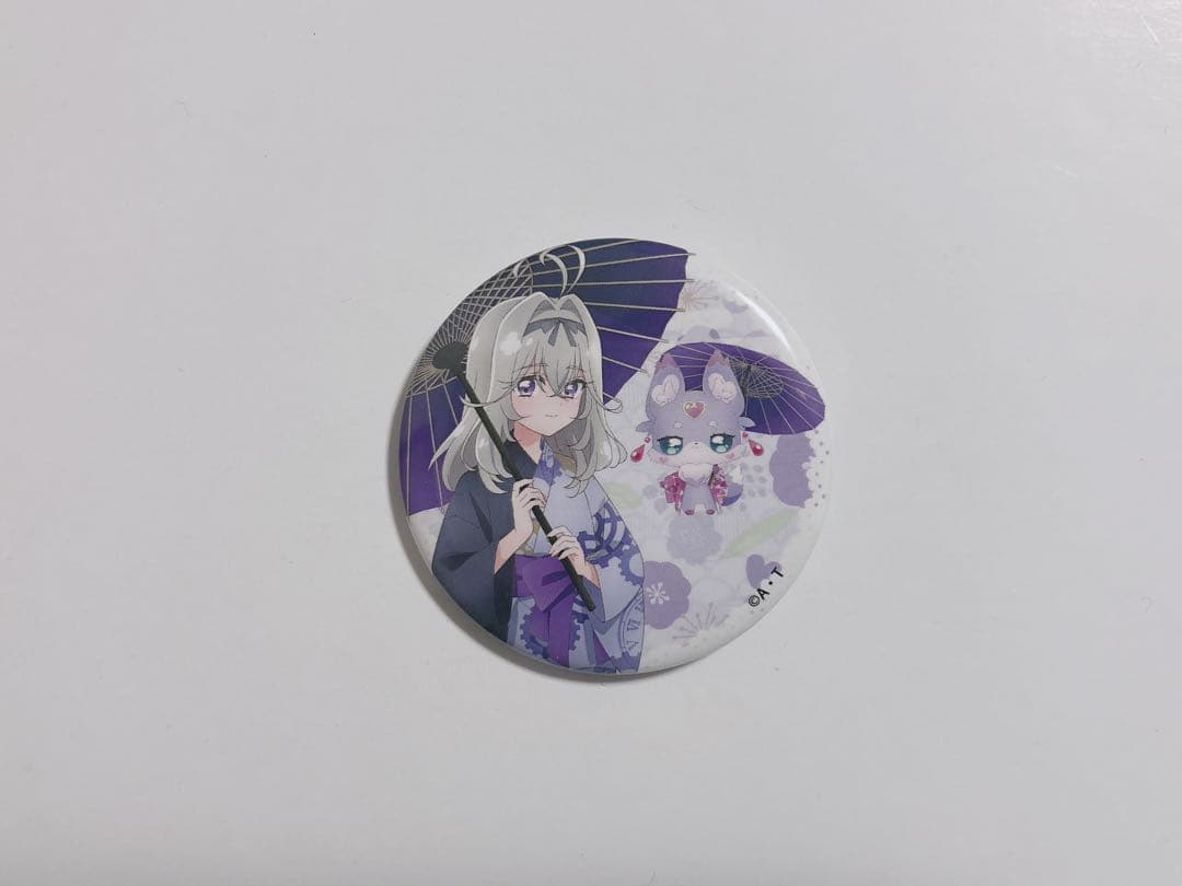 名探偵プリキュア】極楽湯コラボ 森亜るるか&マシュタン 缶バッジ