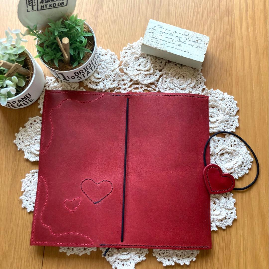 ご確認用 エルバマット トラベラーズノートカバー 手帳カバー 牛革 本