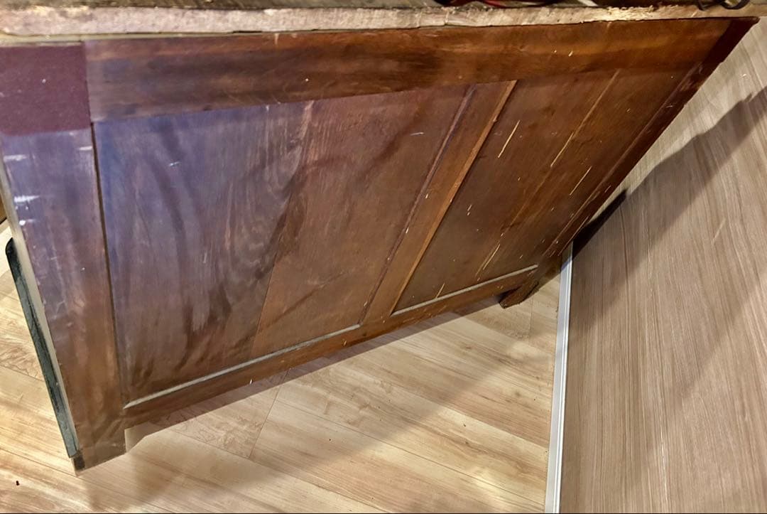 ヴィンテージ ウッド キャビネット フランス ヨーロッパアンティーク食器棚ユーロ