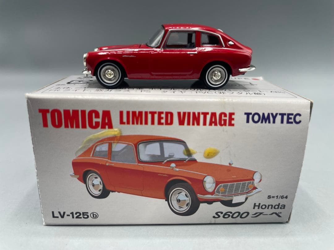 トミカ 1/64 LV-125b Honda S600 クーペ レッド - メルカリ