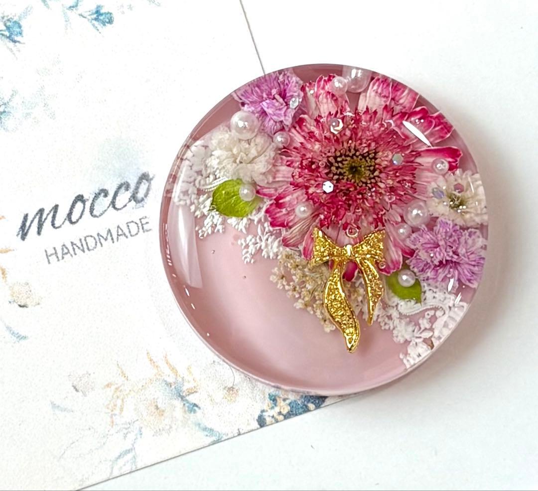 レジンヘアゴム ポニーフック ドライフラワー No.357 大きめ - メルカリ