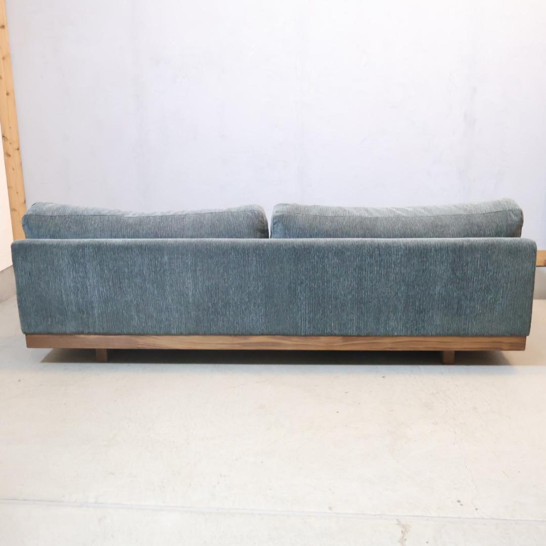 マスターウォール ウォールナット材 デニッシュ 3人掛けソファ ３シーター 3P